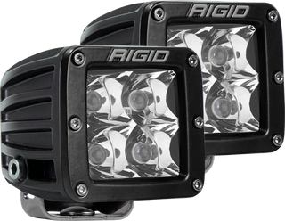 Rigid Industries Spot Surface Mount Black Pair D-Series Pro