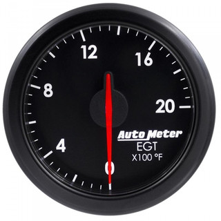 Autometer Black Airdrive Series Pyrometer Gauge 0-2,000 F * 9145-T