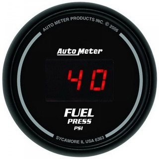 Autometer Sport-comp Digital Fuel Pressure Gauge 5-100 Psi 6363