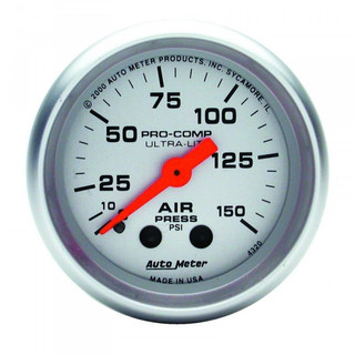 Autometer Ultra-lite Air Pressure Gauge 0-150 Psi 4320