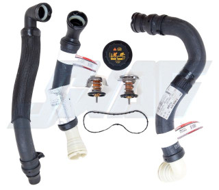 MOTORCRAFT 6.4L OEM RADIATOR HOSE SOLUTIONS KIT - UPDATED
