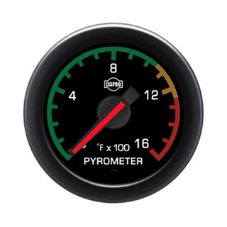 ISSPRO EV2 Series Pyrometer Gauge With Color Band 0-1600F R32092