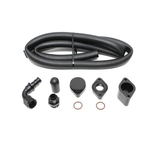 SWAG Performance 11+ Ford 6.7L CCV Baffle Style Reroute Kit 