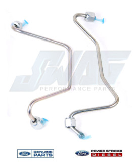 6.4L OEM FUEL SUPPLY TUBES - HPFP TO FUEL RAILS