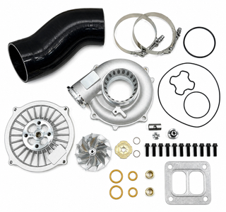 SWAG Performance 66/88 TP38 Turbo Compressor Housing Upgrade Kit with Billet Compressor Wheel | 1994.5-1997 Ford 7.3L Powerstroke