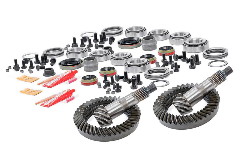 Rough Country Front D30 and Rear D44 5.13 Gear Set w/ Install Kits (07-18 Wrangler JK / JKU) 403044513