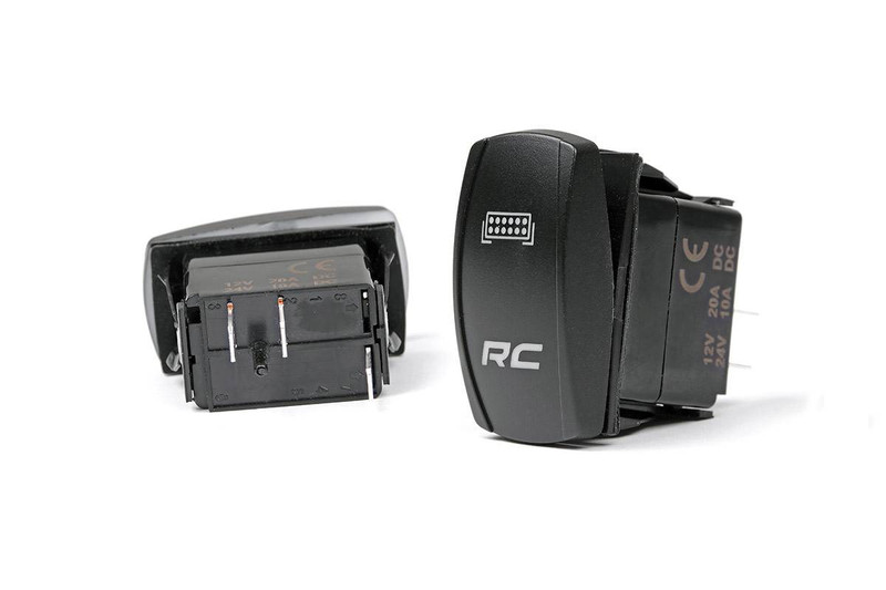 Rough Country Single (1) LED Backlit Rocker Switch 709SW