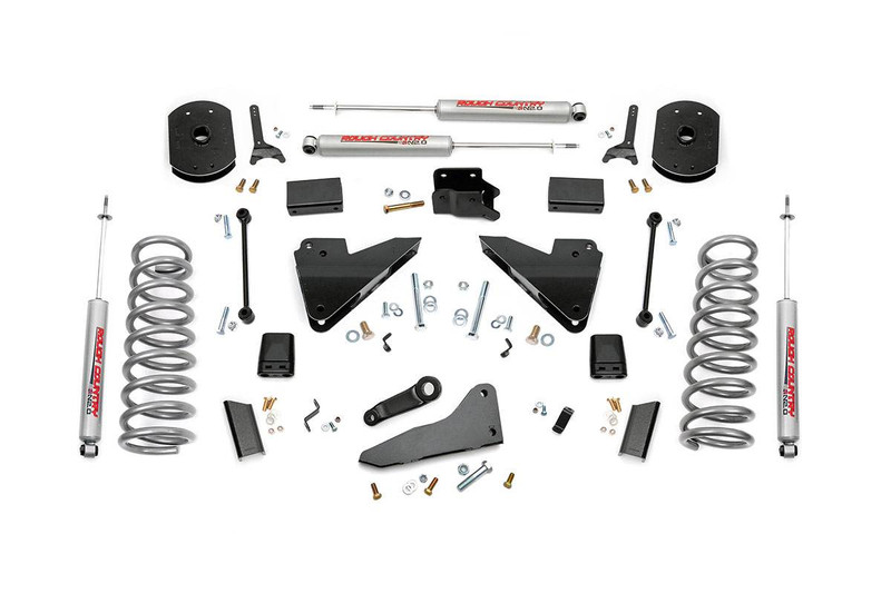 Rough Country 5-inch Radius Arm Drop Coil Spring Suspension Lift Kit (Diesel Engine Models) 36520