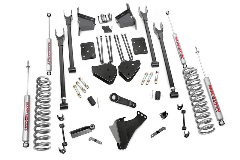Rough Country 6-inch 4-Link Suspension Lift Kit (Overload Spring Models) 56020