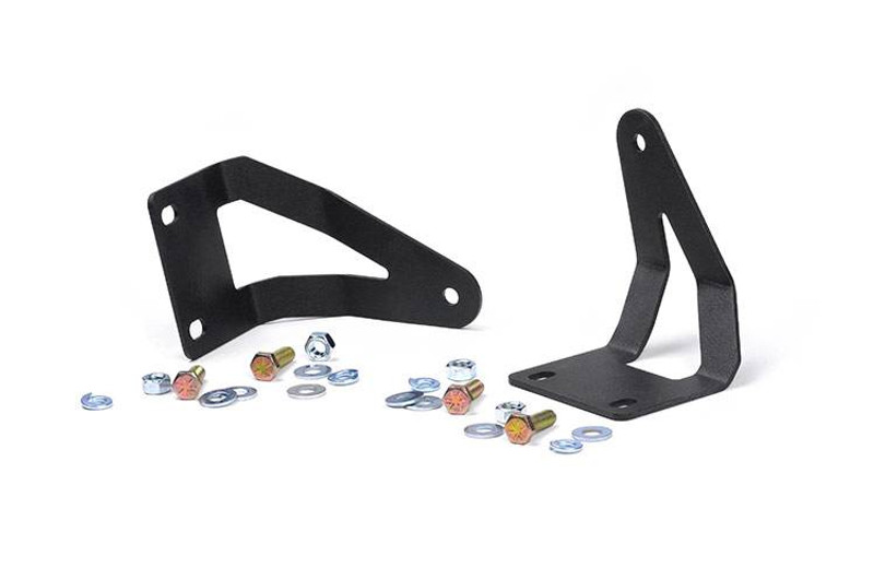 Rough Country 20-inch Single or Dual Row LED Light Bar Hidden Bumper Mounting Brackets 70522