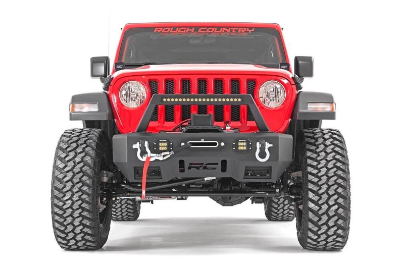 Rough Country 3.5in Jeep Susp Lft Kt, Stg 2 Coil&Adj Cntrl Arms (18-20 Wrnglr JL Rubicon-2Dr) 90950