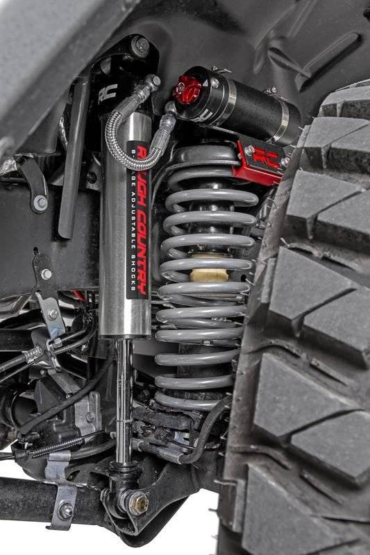 Rough Country Jeep Front Adjustable Vertex Shocks (18-20 Wrangler JL, for 2 - 3in Lifts) 689008