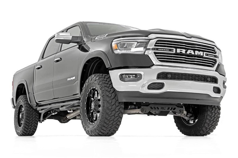 Rough Country Dodge Dual 6in LED Grille Kit, Black Series (19-20 RAM 1500) 70783