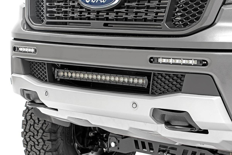 Rough Country Ford 20in LED Bumper Kit, Chrome Series (19-20 Ranger) 70814