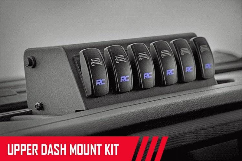 Rough Country MLC-6 Multi Lght Cntrl Upr Dash Mnt Kt (18-20 Wrnglr JL, 2020 Gladiator JT) 70963