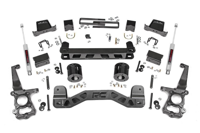 Rough Country 6in Ford Suspension Lift Kit w/N3 Shocks (15-20 F-150 2WD) 55330