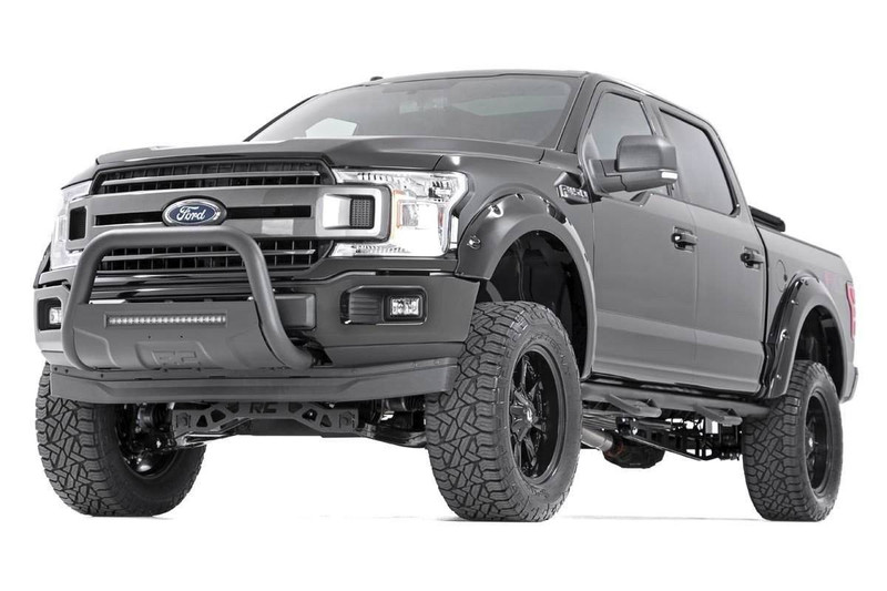 Rough Country 6in Ford Suspension Lift Kit, Lifted Struts & V2 Shocks (15-20 F-150 4WD) 55771