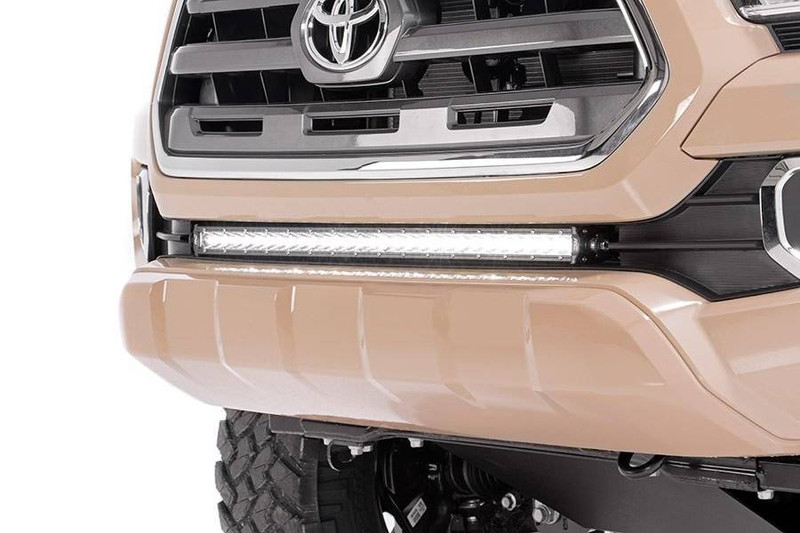 Rough Country Toyota 30-inch Cree LED Bumper Kit, Black Series (16-19 Tacoma) 70668