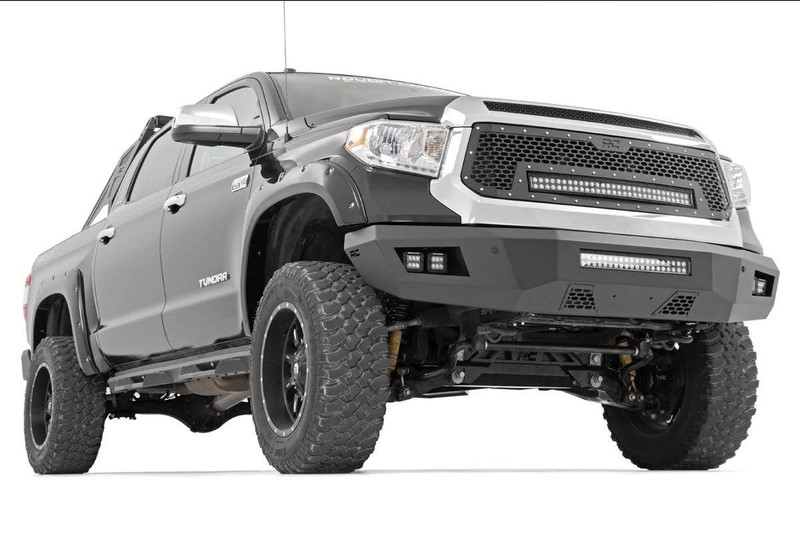 Rough Country Toyota Heavy-Duty Front LED Bumper (14-20 Tundra) 10777