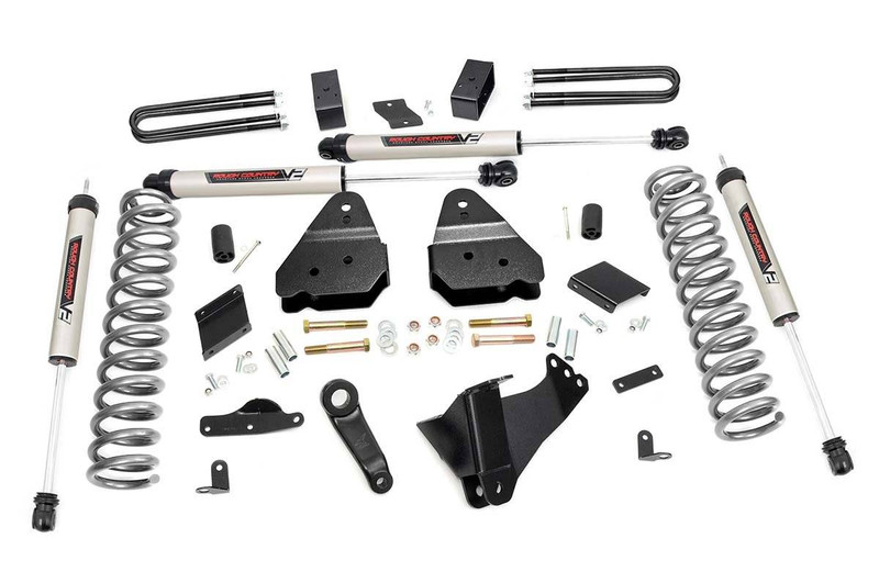 Rough Country 4.5in Ford Suspension Lift Kit w/V2 Shocks (11-14 F-250 4WD) 56370