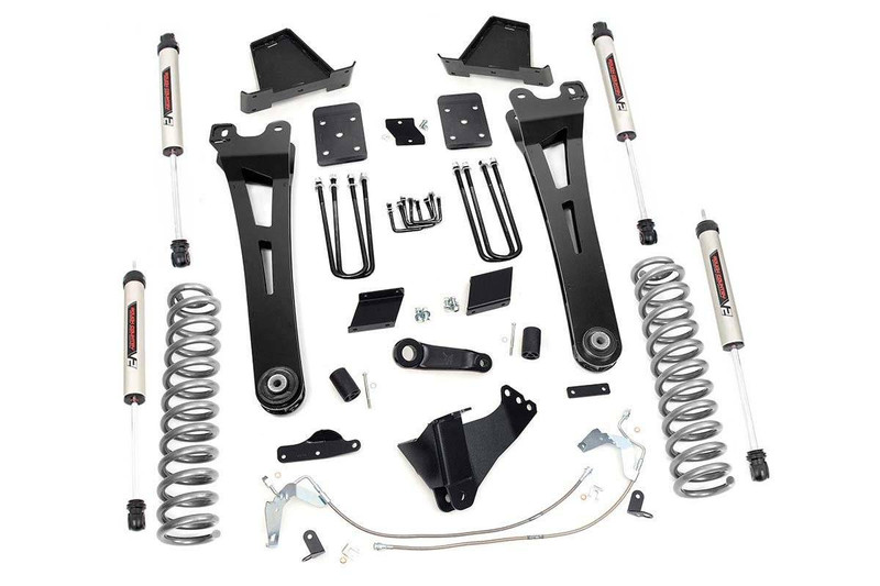 Rough Country 6in Ford Radius Arm Suspension Lift Kit w/ V2 Shocks (11-14 F-250) 54070
