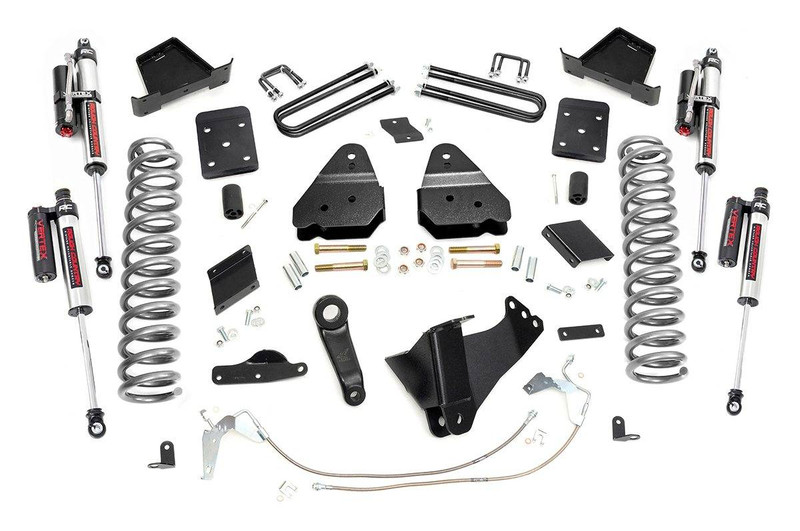 Rough Country 6in Ford Suspension Lift Kit, Vertex (15-16 F-250, Gas, No Overloads) 52950