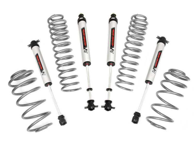 Rough Country 2.5 Inch Jeep Suspension Lift Kit w/V2 Shocks For 4cyl 65270