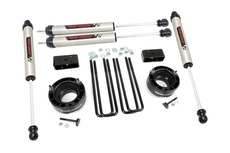 Rough Country 2.5 Inch Dodge Leveling Lift Kit w/V2 Shocks 94-01 Ram 1500 4WD 36270