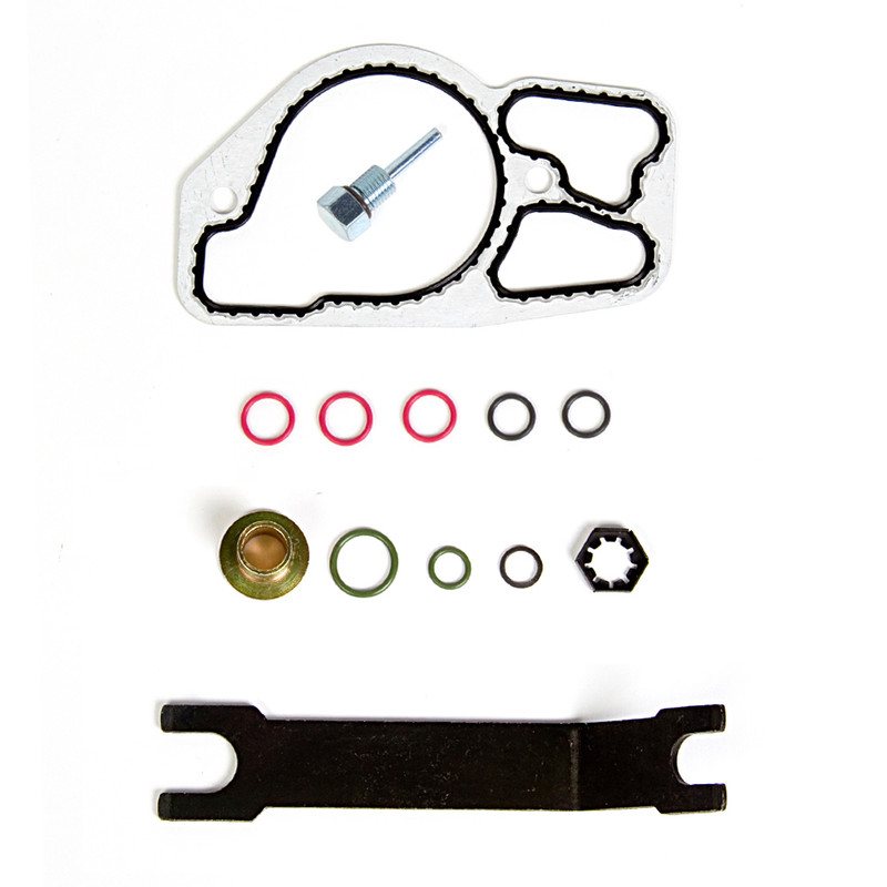 Swag Performance Ford 7.3L Powerstroke Non Serviceable HPOP Fitting Base Gasket Oring Kit W/ Tool