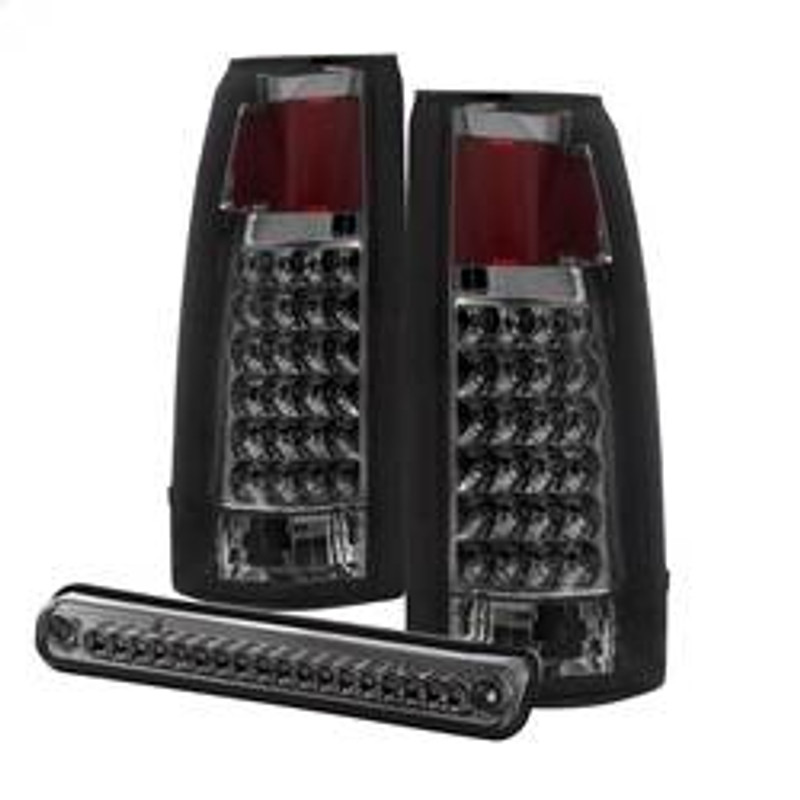 Spyder Auto LED Tail Lights with 3rd LED brake Light - Smoked 9032752