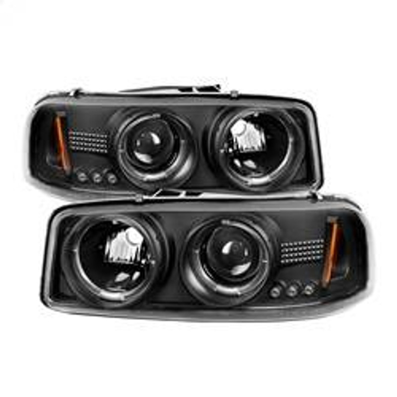 Spyder Auto Projector Headlights - LED Halo - LED - Black - 5009357