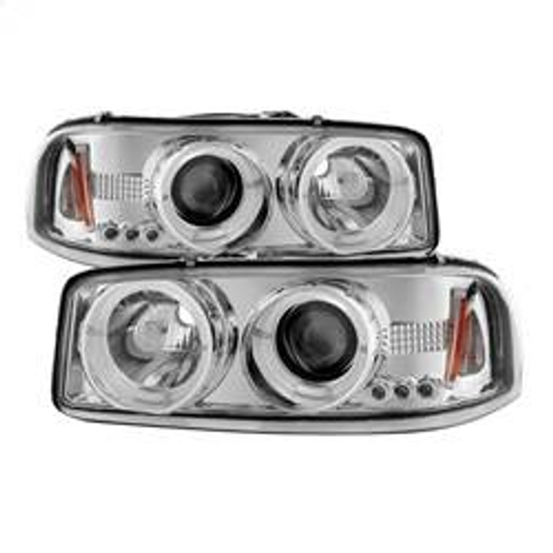 Spyder Auto Projector Headlights - LED Halo - LED - Chrome - 5009364