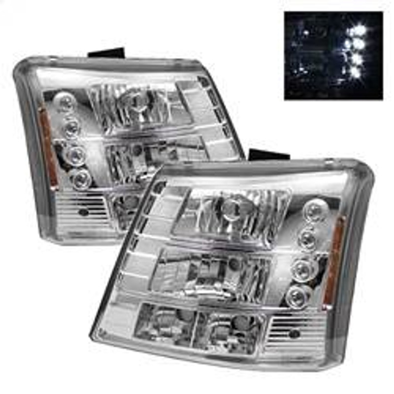 Spyder Auto Crystal Headlights - Chrome 5012401