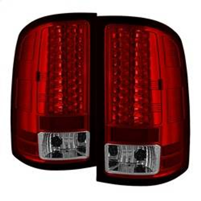Spyder Auto LED Tail Lights - Red Clear 5014955