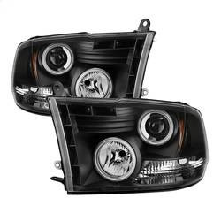 Spyder Auto Projector Headlights - Halogen - CCFL Halo - LED - Black - Low H1 5030320