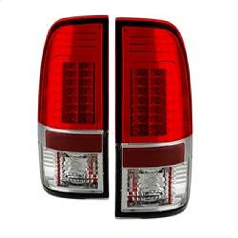 Spyder Auto Tail Lights - Red Clear 5029195