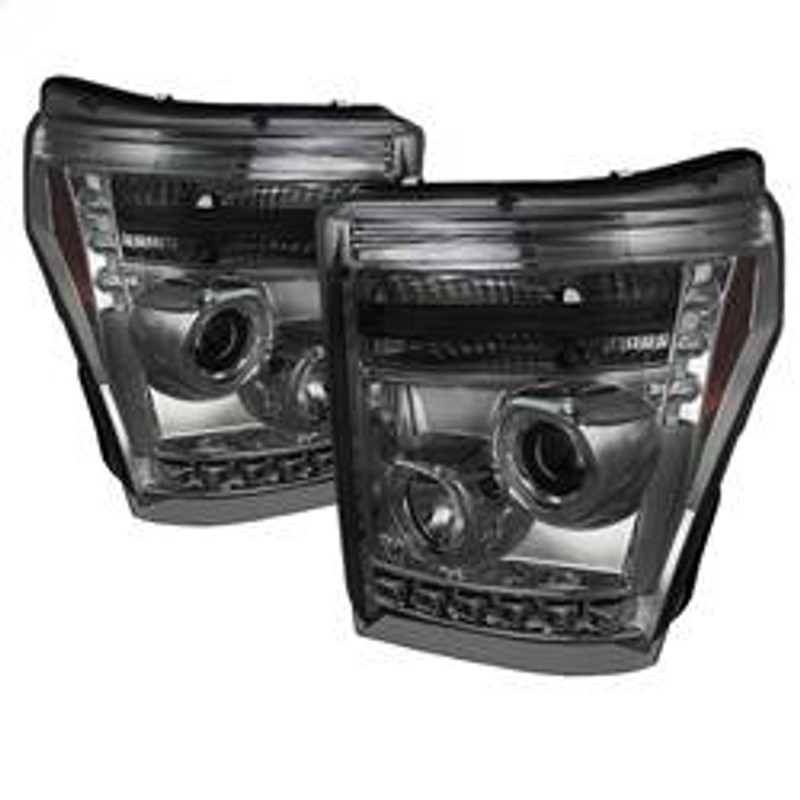 Spyder Auto Projector Headlights - CCFL Halo - DRL - Smoke - High H1 - Low 9006 (included) 5071743