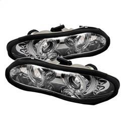 Spyder Auto Projector Headlights - LED Halo - LED - Chrome - Low H1 5009241