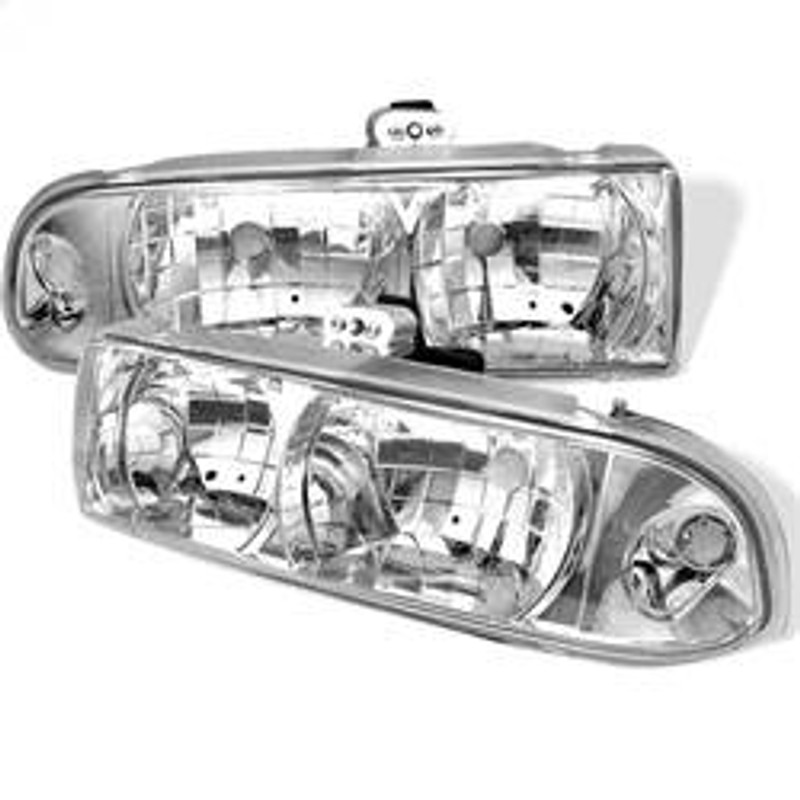 Spyder Auto Crystal Headlights - Chrome 5012432