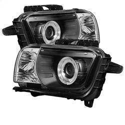 Spyder Auto Projector Headlights halogenDual Halo - LED Halo - Black - High/Low H7 5034236