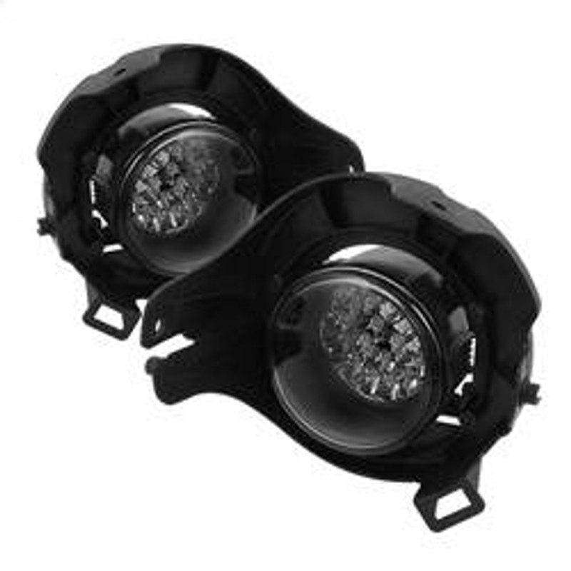 Spyder Auto LED Fog Lights with Switch - Clear 5038425