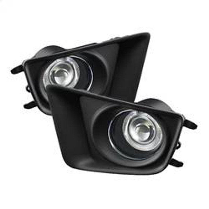 Spyder Auto Halo Projector Fog Lights with Switch - Clear 5075130