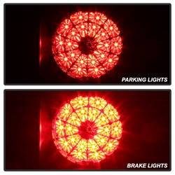 Spyder Auto LED Tail lights - Black Smoke 5078254