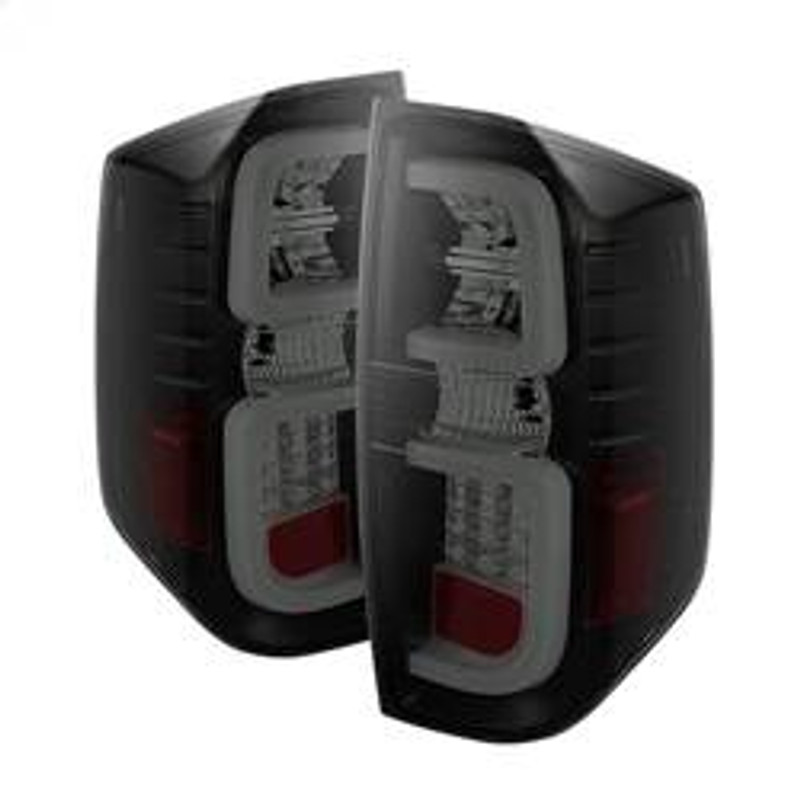 Spyder Auto Light Bar LED Tail Lights - Black Smoke 5080202