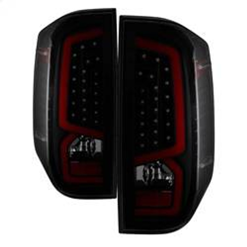 Spyder Auto Light Bar LED Tail Lights - Black Smoked 9040450