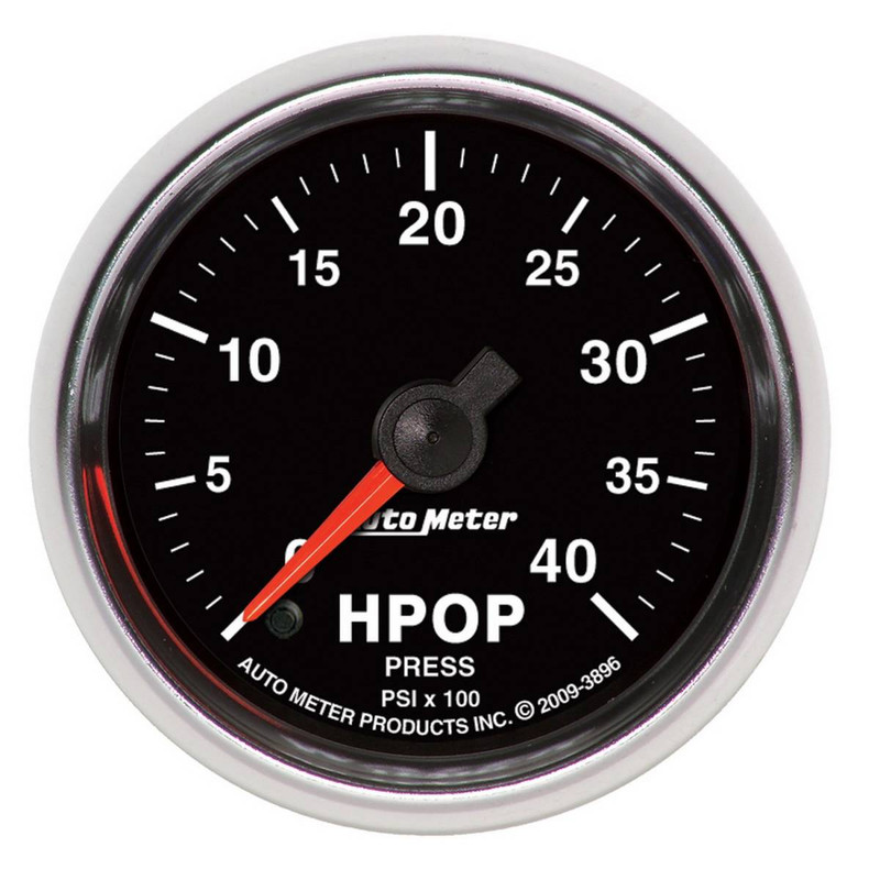 AutoMeter GAUGE, HIGH PRESS. OIL PUMP PRESS., 2 1/16", 4KPSI, DIGITAL STEPPER MOTOR, GS 3896