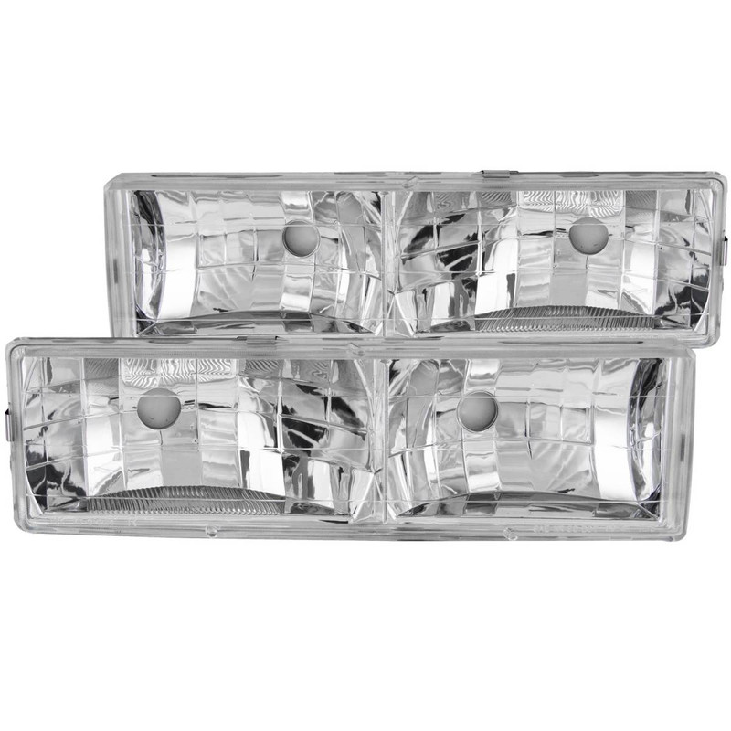 Anzo USA Crystal Headlight Set 111136
