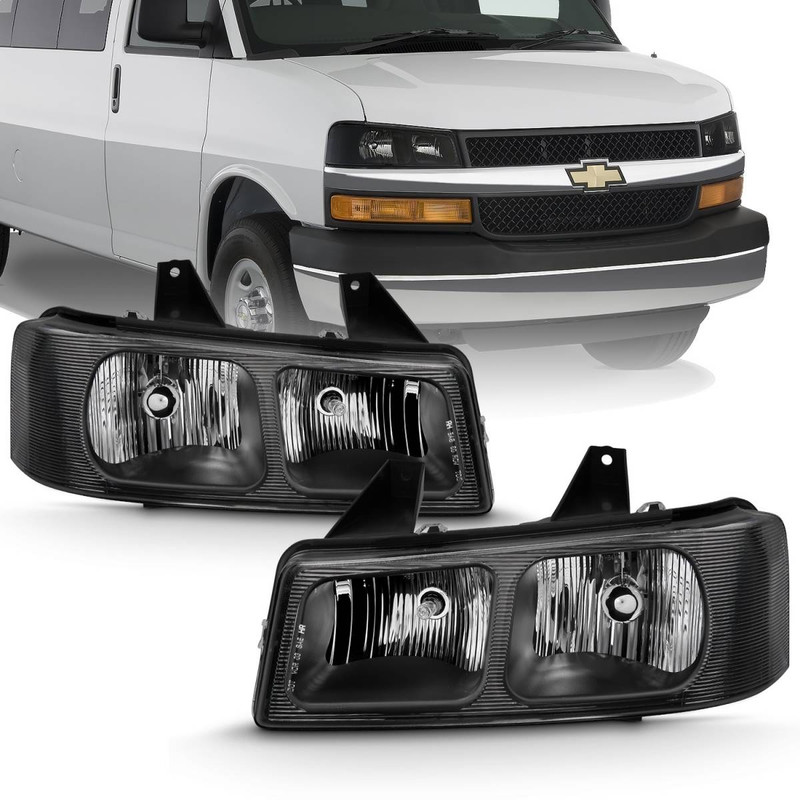 Anzo USA Crystal Headlight Set 111474