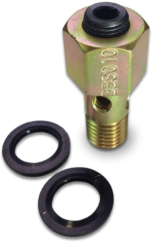 TORK TEK CUMMINS BANJO BOLT PRESSURE GAUGE ADAPTOR SNUBBER - 12MM X 1.5