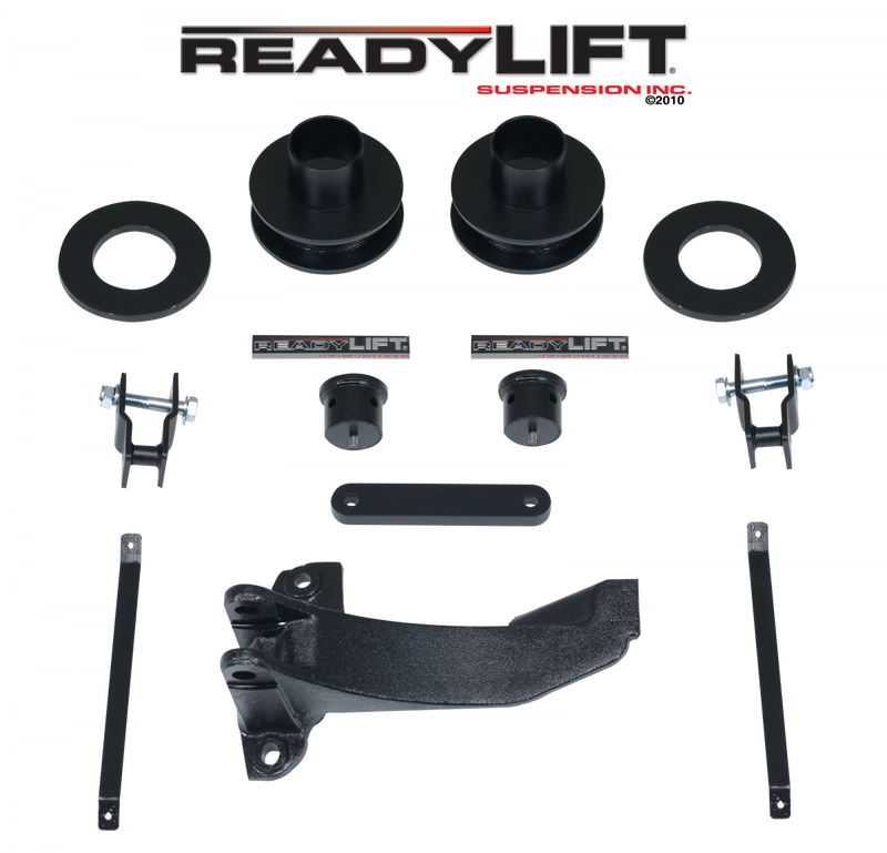 ReadyLift 2005-07 FORD F250/F350/F450 2.5'' Front Leveling Kit with Track Bar Bracket 66-2515